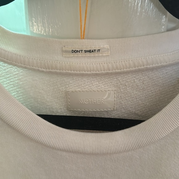 Mother Denim The Drop Square Sweatshirt - Snowbird - Picture 5 of 12